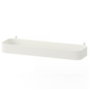 Ikea skadis shelf white.
